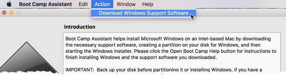 mac boot camp assistant download